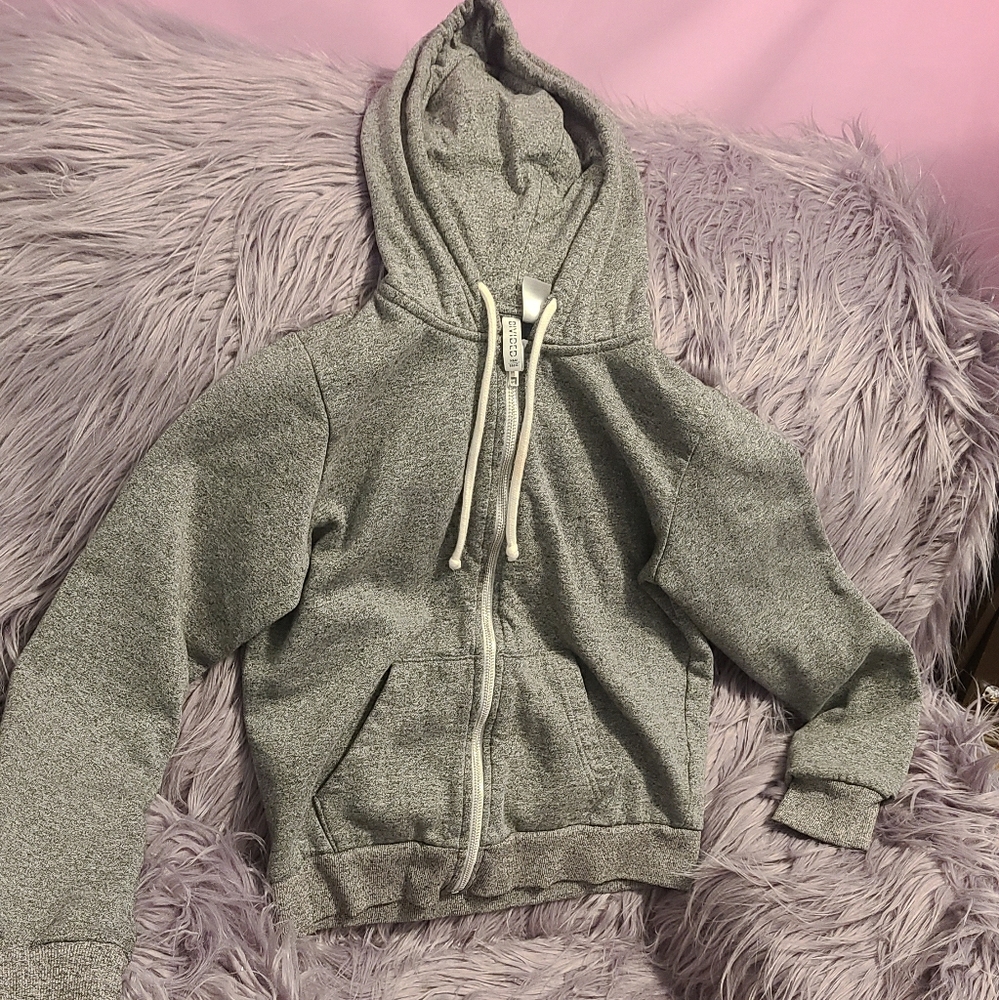 H&M Divided Hoodie Size Small Heather Grey.